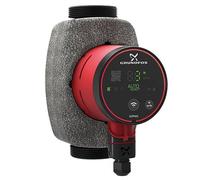 Grundfos Hocheffizienz-Umwälzpumpe Alpha3 32-60 180 MM Con Wärmedämmschale