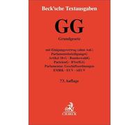Grundgesetz für die Bundesrepublik Deutschland. GG: mit Einigungsvertrag (ohne Anl.), ParlamentsbeteiligungsG, Artikel 10-G, BundeswahlG, ParteienG, ... Rechtsstand: voraussichtlich 15. Juli 2025