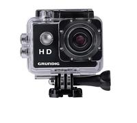 Grundig Action Cam 720P - Macchina Fotografica - Telecamera Sportiva Impermeabile - Action Camera Subacquea - Action Cam Moto - Videocamere Sportive - Videocamera da Casco per Moto - Nero