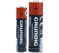 Grundig Batterie AA e batterie AAA - Set di 36 batterie alcaline 1,5 V - per giocattoli, telecomandi, sveglie, batterie pronte all'uso, formato economico versatile