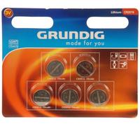 Grundig Batterie al Litio a bottone, CR2016 / DL2016 / 5000LC / K-CR2016 / E-CR2016 / SB-T11 / 280-206, 3V - 5 pezzi