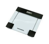 Grundig Bilancia digitale - Bilancia persone fino a 180KG - Bilancia con display LCD e indicatore di temperatura - con funzione Kg e Lb - Spegnimento automatico