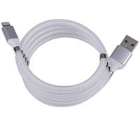 GRUNDIG Cavo di ricarica Lightning per iPhone - iPad - Magnetico - 1 metro - Bianco