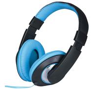 Grundig, Cuffie intraurali stereo con filo da 3,5 mm e archetto regolabile, Blu