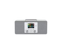 Grundig DTR 6100 2.1 DAB+ Web W All-In-One radio Internet e digitale, FM 2.1 radio con subwoofer, 28 W RMS, USB, Spotify Connect, funzione allarme, automatico addormentato, display a colori, bianco