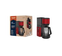 GRUNDIG KM8440 - Macchina da caffè con filtro digitale, 1000 W, 1,25 litri, colore: Rosso