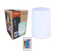 Grundig Lampada da comodino a LED, lampada da tavolo con cambio di colore e telecomando, lampada da comodino da camera da letto, lampada a led con diversi effetti luminosi