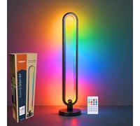 grundig Lampada da Terra RGB 104,5 cm - Lampada LED da Terra con Telecomando e Modalità Musica - Illuminazione Ambientale con Timer Fino a 4 ore - Lampada Gaming RGB e Luce Bianca