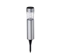 Grundig Lampada solare per esterni, giardino, luce bianca fredda, illuminazione esterna IP44, impermeabile, illuminazione solare, giardino, vialetto