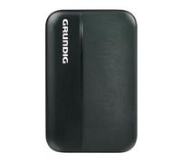Grundig Powerbank 5000 mAh - Batteria esterna con 2 x USB e 1 x USB-C - Power Bank IPhone e Android - Stazione di ricarica per on The Go - Universal Powerbank Nero
