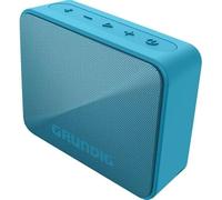 GRUNDIG Solo+ Blue - Altoparlante Bluetooth, Soundbox, potenza 3,5 W, portata 30 metri, più di 20 ore, tempo di riproduzione, Bluetooth 5.3, alloggiamento resistente agli spruzzi d'acqua (IPX5), nero