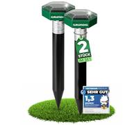 GRUNDIG Spaventapasta per arvicole, confezione da 2 pezzi, risultati rapidi con raggio d'azione estremo, arvicole e talpe (verde scuro)