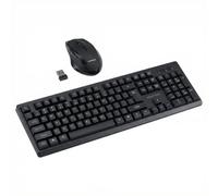 Grundig Tastiera e Mouse Wireless - QWERTY con 104 Tasti - Mouse con 3 Livelli DPI - Incl. Ricevitore USB-A - Nero