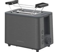 Grundig TA 7340 - Tostapane, potenza 950 Watt, funzione pop-up automatica e centraggio del pane, regolazione variabile, cassetto raccogli briciole estraibile, 2 vani per arrosti, avvolgicavo, in