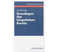Grundlagen des bürgerliches Rechts