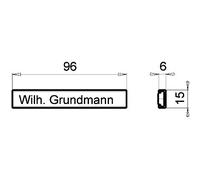 Grundmann Barra dei nomi 589