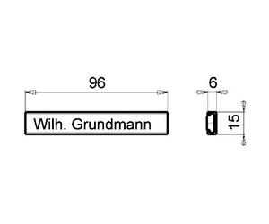 Grundmann Barra dei nomi 589