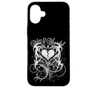 Grunge Goth Y2k Vintage Grafica Gotica Scuro Romanticismo Emo Triste Custodia per iPhone 16 Plus