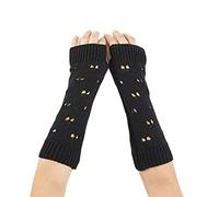 Grunge Guanti Fata Grunge Accessori Strappato Guanto Crochet Guanto Grunge Vestiti Fata Grunge Estetica, Nero, M