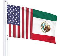 Grunge Mexican Flag Flag 3x5 Ft Outdoor Double Sided 100% Polyester Duty Durable Flags With Preset Hole For Home Office Garden Holiday Decorations