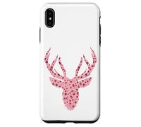 Grunge Natale Renna Leopardo Donne Leopardo Renna Custodia per iPhone XS Max