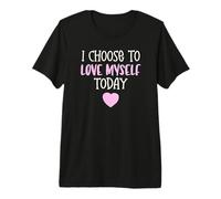 Grunge Self Amore Io Scelgo Amore Me Stesso Affermazione Maglietta Premium