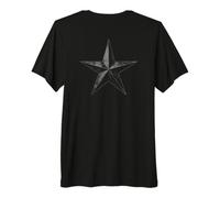 Grunge Star Distressed Retro Vintage Graphic Maglietta Premium