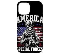 Grunge US Flag Army Skeleton Military Special Forces Custodia per iPhone 12 mini