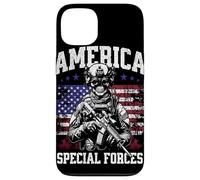 Grunge US Flag Army Skeleton Military Special Forces Custodia per iPhone 13