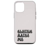 Grunge Vintage Intolleranza Tema Umorismo Il glutine mi odia Custodia per iPhone 12/12 Pro