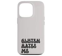 Grunge Vintage Intolleranza Tema Umorismo Il glutine mi odia Custodia per iPhone 13 Pro