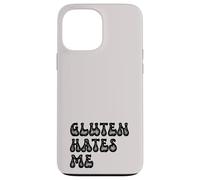 Grunge Vintage Intolleranza Tema Umorismo Il glutine mi odia Custodia per iPhone 13 Pro Max
