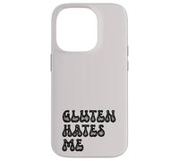 Grunge Vintage Intolleranza Tema Umorismo Il glutine mi odia Custodia per iPhone 14 Pro
