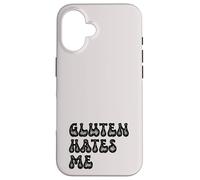 Grunge Vintage Intolleranza Tema Umorismo Il glutine mi odia Custodia per iPhone 16