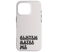 Grunge Vintage Intolleranza Tema Umorismo Il glutine mi odia Custodia per iPhone 16 Pro