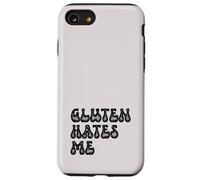 Grunge Vintage Intolleranza Tema Umorismo Il glutine mi odia Custodia per iPhone SE (2020) / 7 / 8