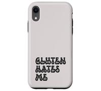 Grunge Vintage Intolleranza Tema Umorismo Il glutine mi odia Custodia per iPhone XR
