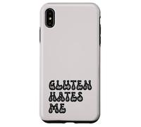 Grunge Vintage Intolleranza Tema Umorismo Il glutine mi odia Custodia per iPhone XS Max