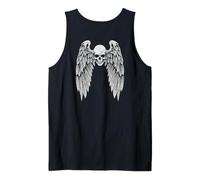 Grunge Wings Angel On Back Skull y2k 2000s Goth Emo Harajuku Canotta