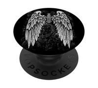 Grunge Wings Angel On Back y2k 2000s Goth Vintage Harajuku PopSockets PopGrip Adesivo