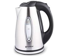 Grunkel - Bollitore elettrico in acciaio inox da 1,7 litri di capacità e 2200 W di potenza, spia acqua bollitura, spegnimento automatico e filtro dell'acqua rimovibile, modello HV-16GX