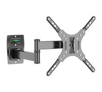 GRUNKEL - Supporto TV da parete - Capacità di carico fino a 15 kg - Design compatto e resistente - Facile installazione - Kit di attrezzi con formato VESA da 50 x 50 a 200 x 200 mm