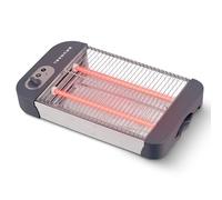 Grunkel - Tostapane piatto per tutti i tipi di pane e pasticceria da 600 W di potenza, timer di tostatura con 6 livelli e vassoio raccogli briciole, modello TSP-G2