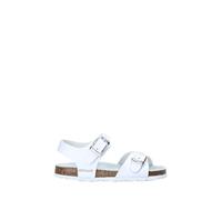 Grunland Aria SB0027 Bianco Sandalo Bambina Fibbie BIRK 24