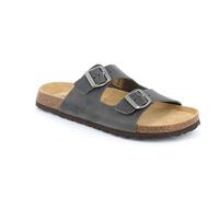 Grunland Ciabatta Doppia Fascia con Fibbie Metal-Free | BOBO CB1631 Antracite 42