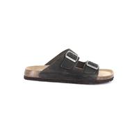 Grunland Ciabatta Doppia Fascia con Fibbie Metal-Free | BOBO CB1631 Antracite 44