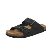 Grunland Ciabatta Doppia Fibbia da Uomo in Eco-Suede | BOBO CB0812 Nero 43
