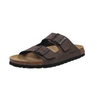 Grunland Ciabatta Doppia Fibbia da Uomo in Eco-Suede | BOBO CB0812 Testa di Moro 46
