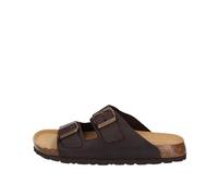 Grunland Ciabatta Doppia Fascia con Fibbie Metal-Free | BOBO CB1631 Mogano 47