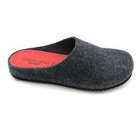 Grunland CB2209 pantofola panno blu-rosso ciliegia fondo gomma 2/3